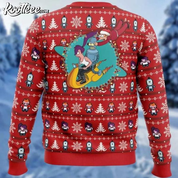 Fa-La-La-La Futurama Ugly Christmas Sweater