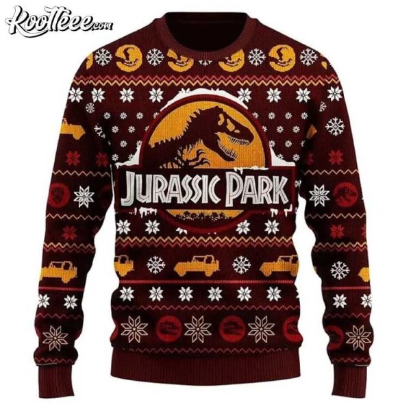 Jurassic Park Ugly Christmas Sweater