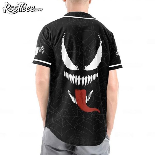 Venom Marvel Lover Gift Baseball Jersey