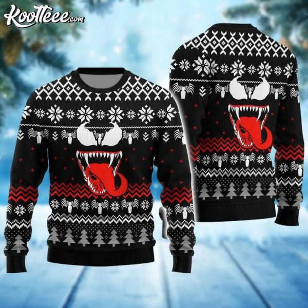 Venom Marvel Holiday Ugly Christmas Sweater