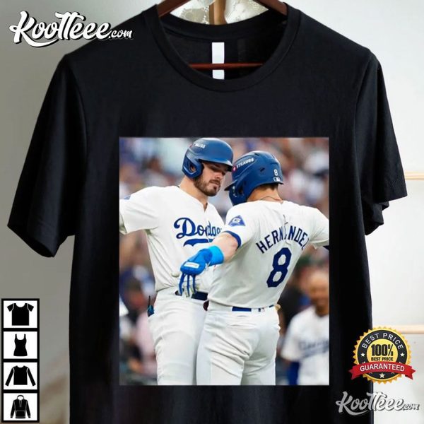 Kike Hernandez And Gavin Lux Funny Celebration T-Shirt