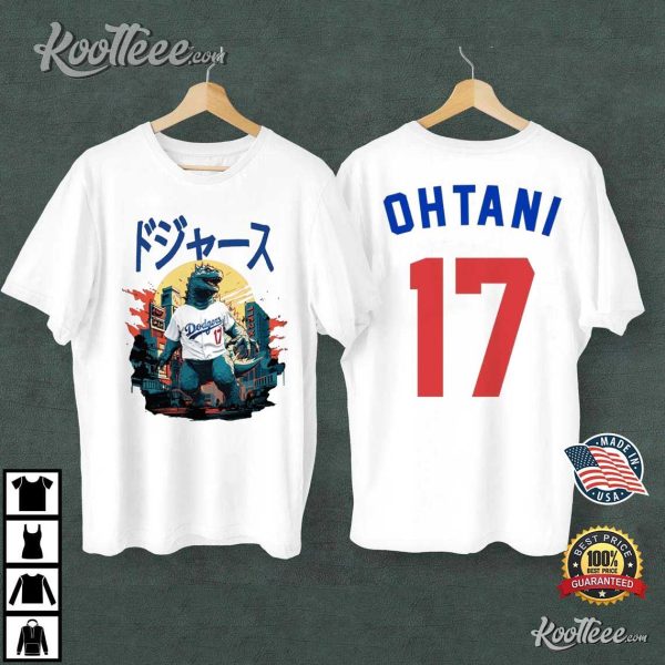 Shohei Ohtani Godzilla Championship Dodgers T-Shirt