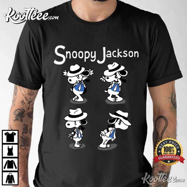 Michael Jackson Peanuts Snoopy Jackson T-Shirt