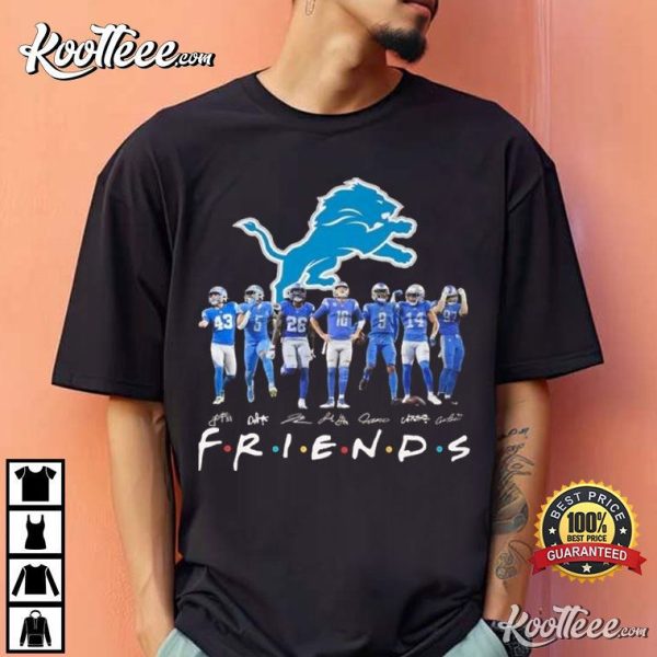 Detroit Lions Football Friends Of Legends T-Shirt