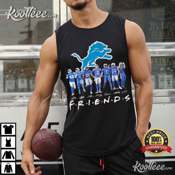 Detroit Lions Football Friends Of Legends T-Shirt