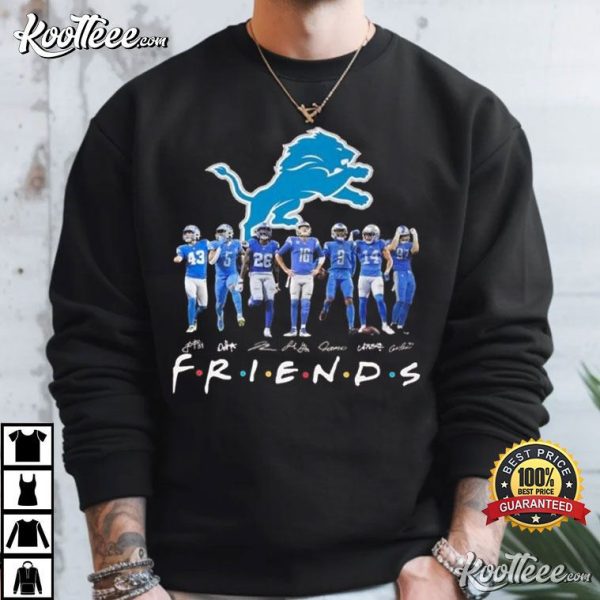 Detroit Lions Football Friends Of Legends T-Shirt