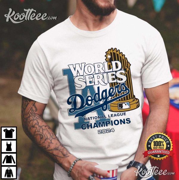 LA Dodgers World Series National League Champions 2024 T-Shirt