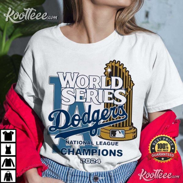 LA Dodgers World Series National League Champions 2024 T-Shirt