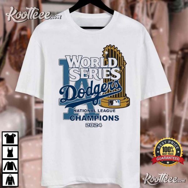 LA Dodgers World Series National League Champions 2024 T-Shirt