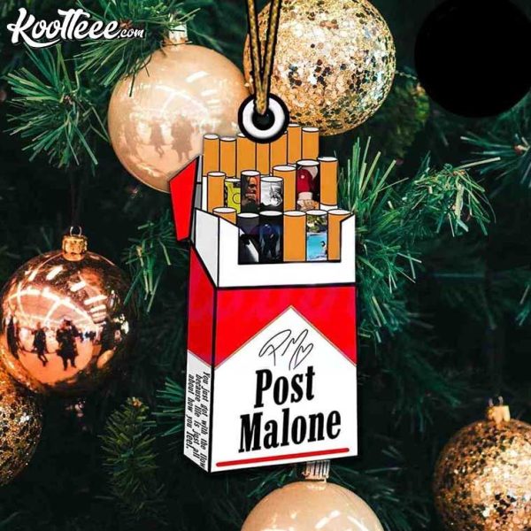 Post Malone Posty Cigarettes Christmas Gift Ornament