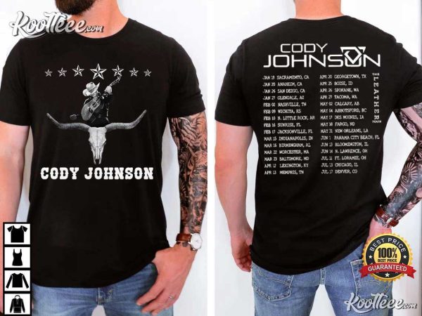 Cody Johnson The Leather Tour 2024 T-Shirt