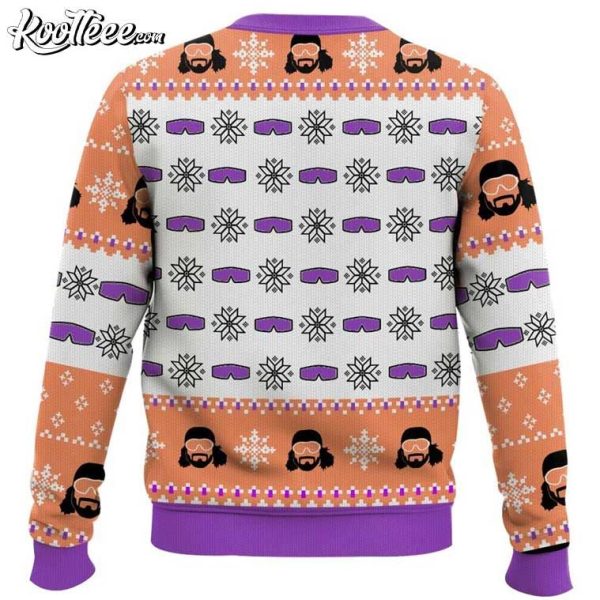 Macho Man Expect The Unexpected In The Kingdom Of Madness Ugly Sweater