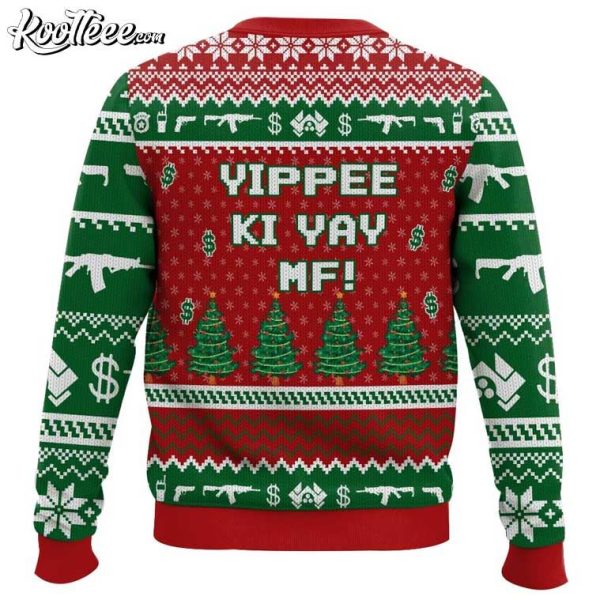 Nakatomi Video Game Die Hard Christmas Ugly Sweater