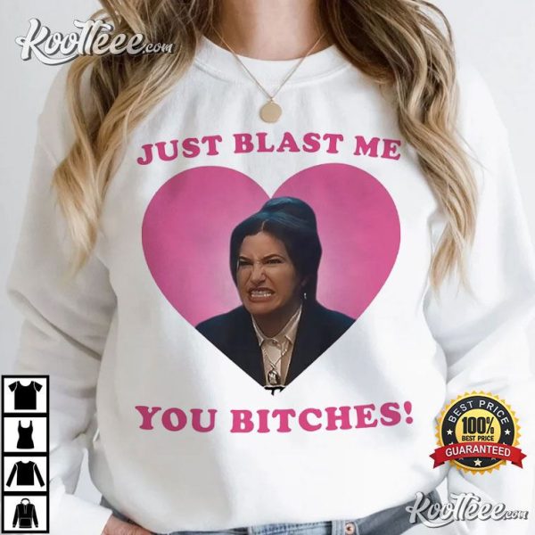 Agatha Harkness Just Blast Me You Bitches Pink Heart T-Shirt