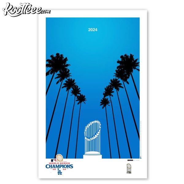 Los Angeles Dodgers MLB World Series 2024 Poster