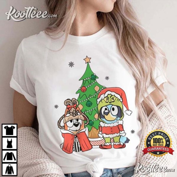 Bluey Grinch Bingo Cindy Christmas T-Shirt