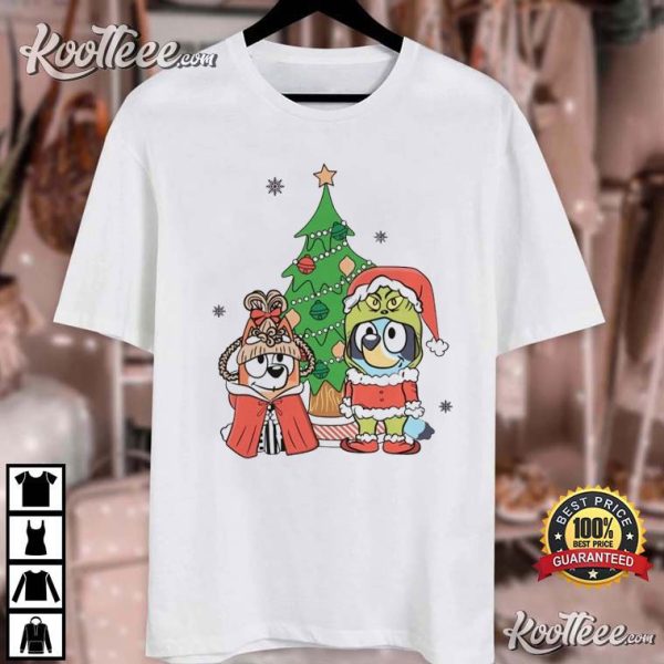 Bluey Grinch Bingo Cindy Christmas T-Shirt