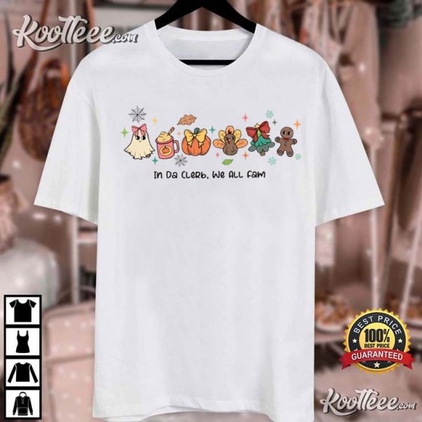 Hallowthanksmas In Da Clerb We All Fam Christmas T-Shirt