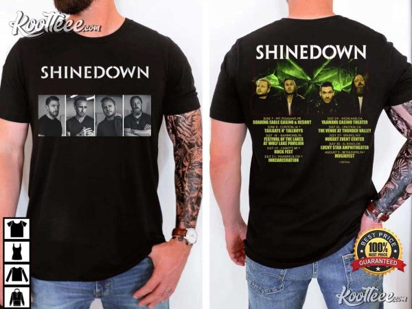 Shinedown Band Graphic 2024 Tour Merch T-Shirt