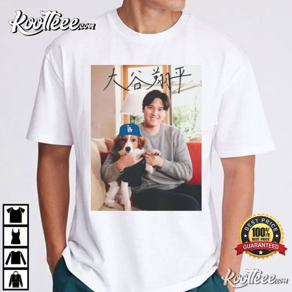 Shohei Ohtani LA Dodgers Decoy Dog T-Shirt