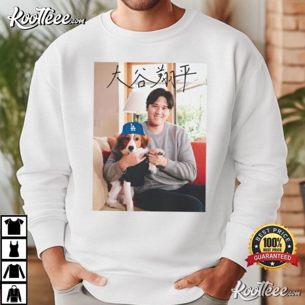 Shohei Ohtani LA Dodgers Decoy Dog T-Shirt