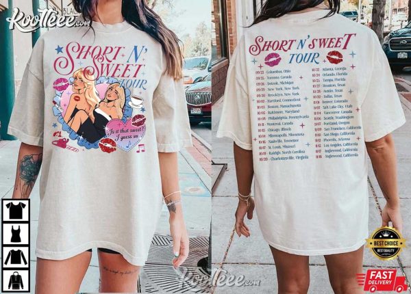 Sabrina Carpenter Short N Sweet Tour 2024 T-Shirt