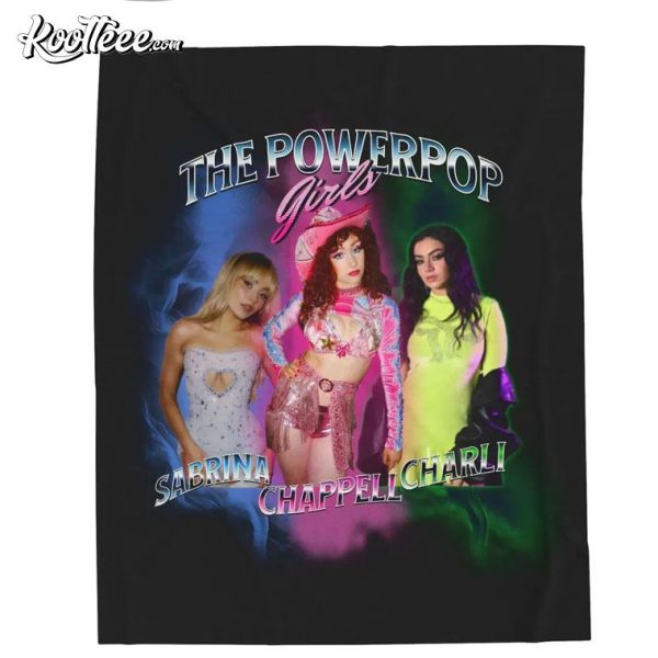 The Power Pop Girls Sabrina Carpenter Chappell Roan Charli XCX Blanket