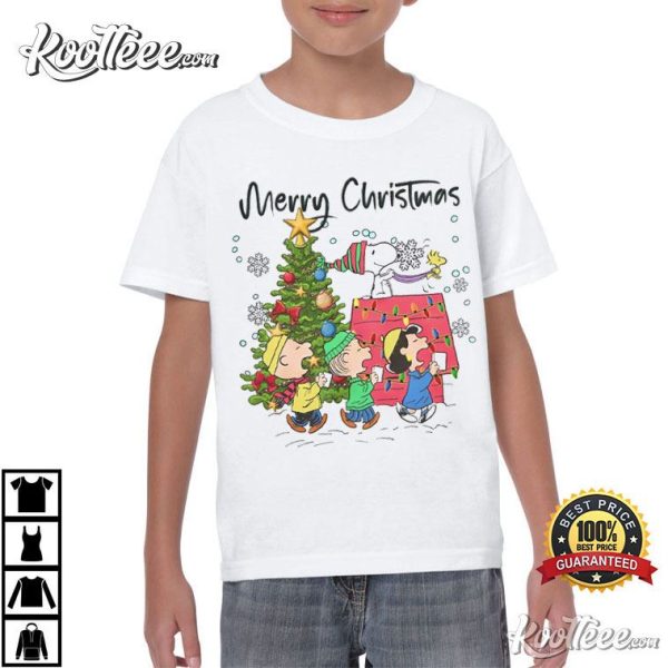 Peanuts Snoopy And Friends Merry Christmas T-Shirt