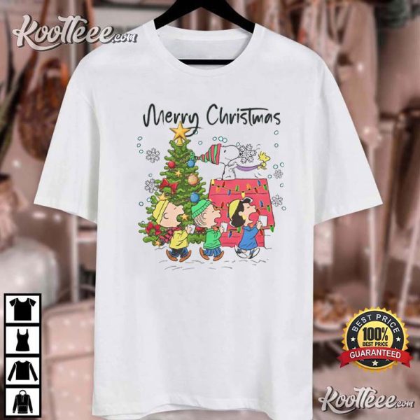 Peanuts Snoopy And Friends Merry Christmas T-Shirt