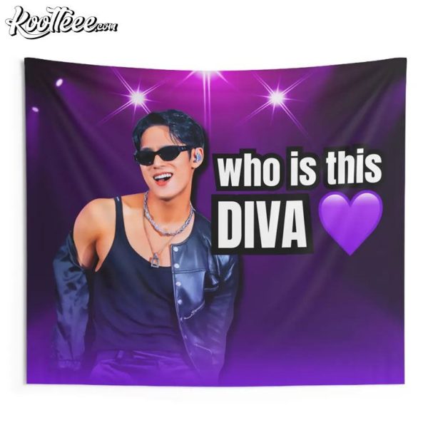 SVT Mingyu Diva Kpop Gift For Carats Wall Tapestry