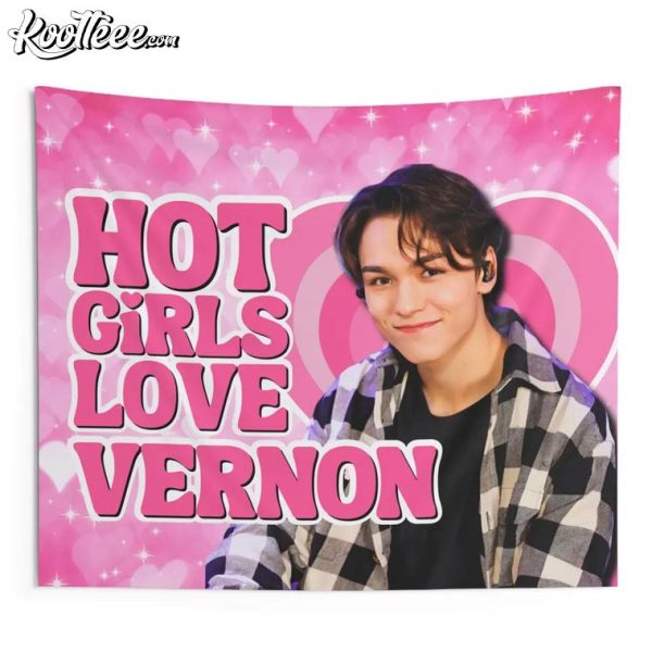 Hot Girls Love Vernon Seventeen Wall Tapestry