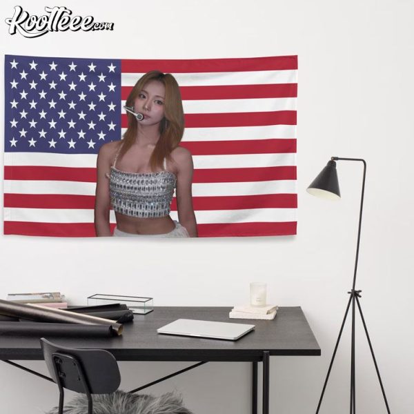 Tzuyu Twice Kpop American Flag