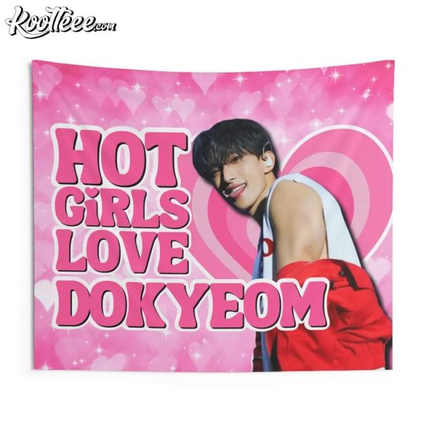 Hot Girls Love Dokyeom DK Seventeen Wall Tapestry