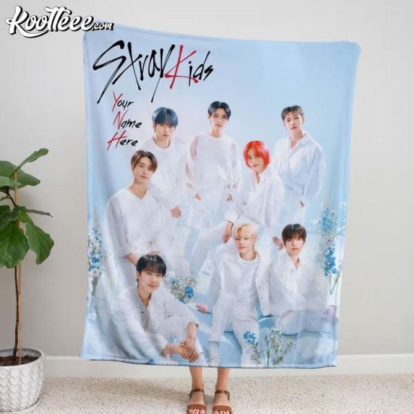 Stray Kids K-Pop Custom Fleece Blanket