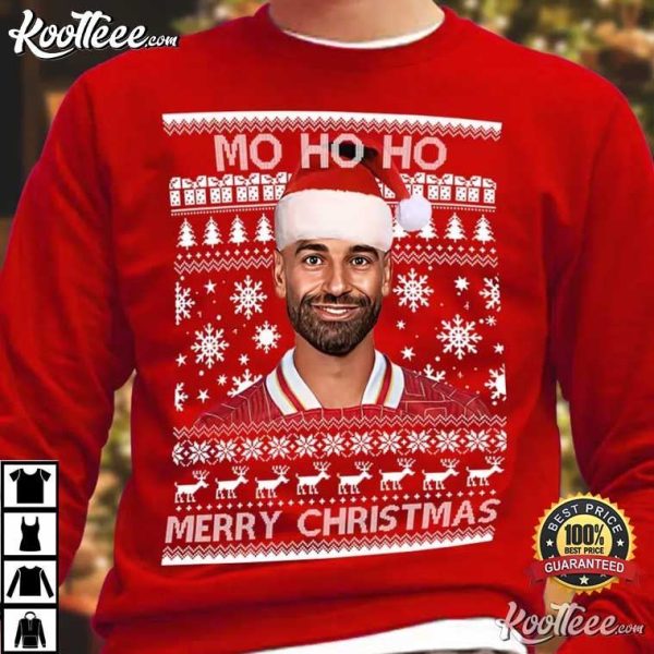 Mo Salah Mo Ho Ho Merry Christmas Liverpool T-Shirt