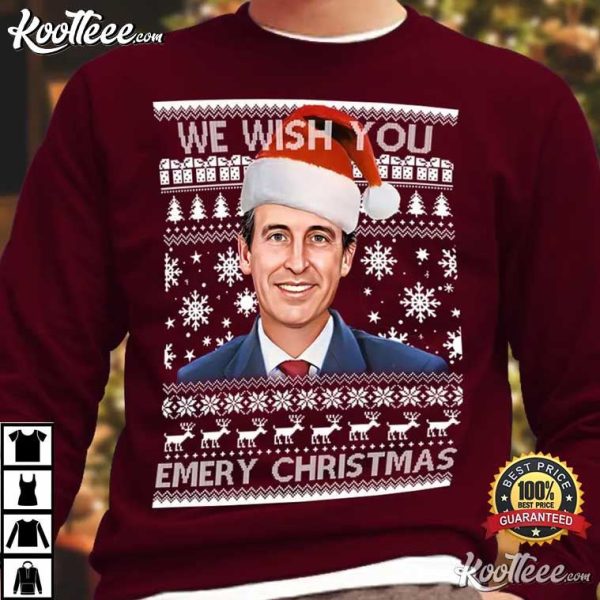 Unai Emery Aston Villa We Wish You Emery Christmas T-Shirt