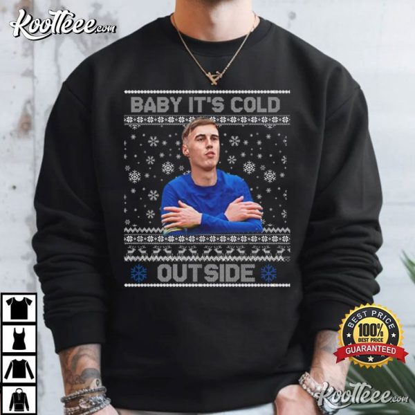 Cole Palmer Baby Its Cold Outside Chelsea Christmas T-Shirt