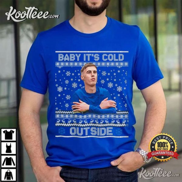 Cole Palmer Baby Its Cold Outside Chelsea Christmas T-Shirt