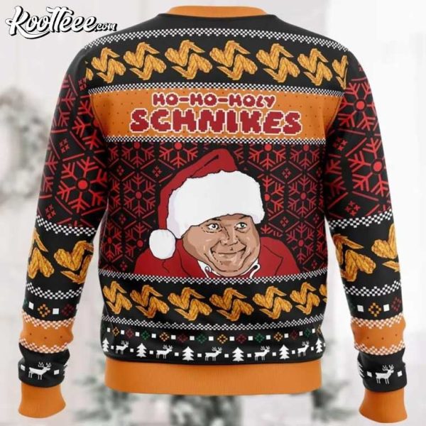 Tommy Boy Ho Ho Holy Schnikes Christmas Ugly Sweater