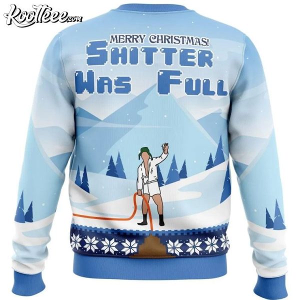 Shitter Was Full National Lampoons Christmas Vacation Ugly Sweater