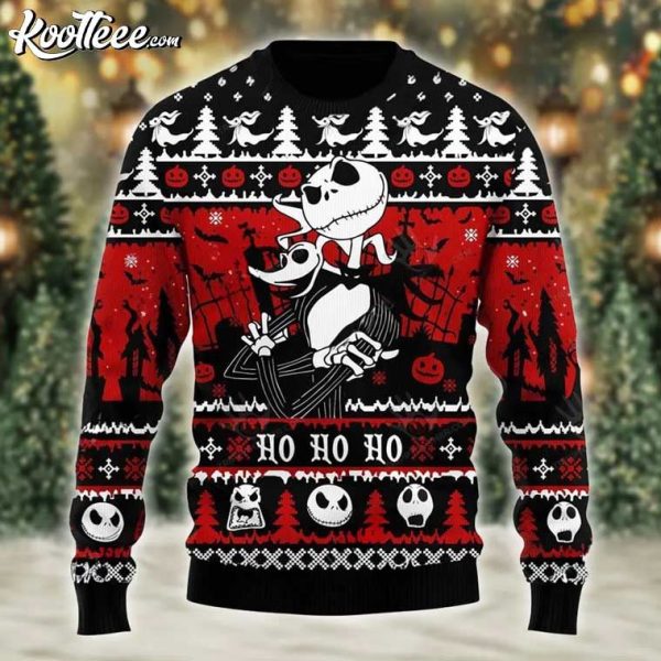 Jack Skellington Nightmare Before Christmas Ugly Sweater