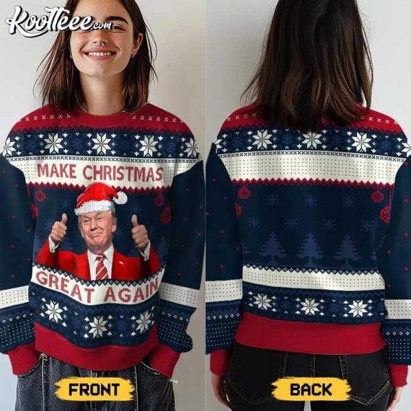 President Trump Make Christmas Great Again Ugly Sweater