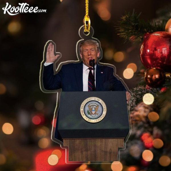 Donald Trump President Republican Gift Ornament