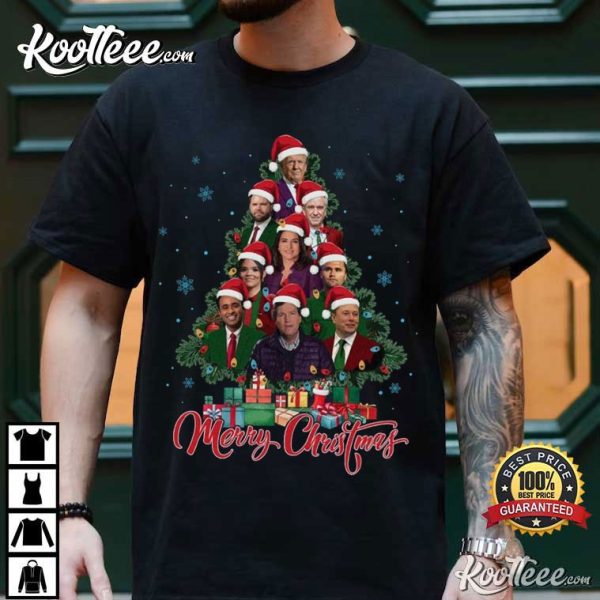 Trump Supporter Republican Christmas Tree T-Shirt