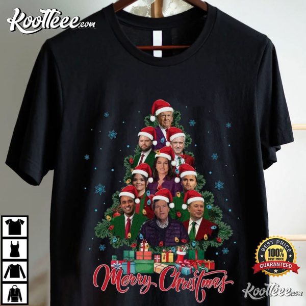 Trump Supporter Republican Christmas Tree T-Shirt