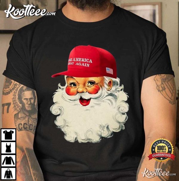 MAGA Santa Trump Christmas T-Shirt