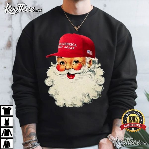 MAGA Santa Trump Christmas T-Shirt