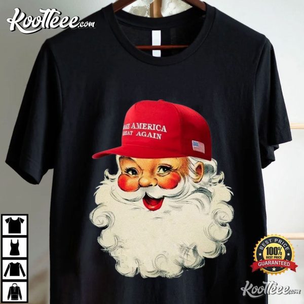 MAGA Santa Trump Christmas T-Shirt