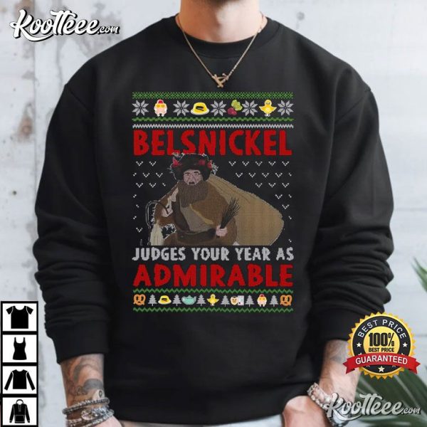 Belsnickel Judges Your Year As Admirable Dwight Schrute T-Shirt