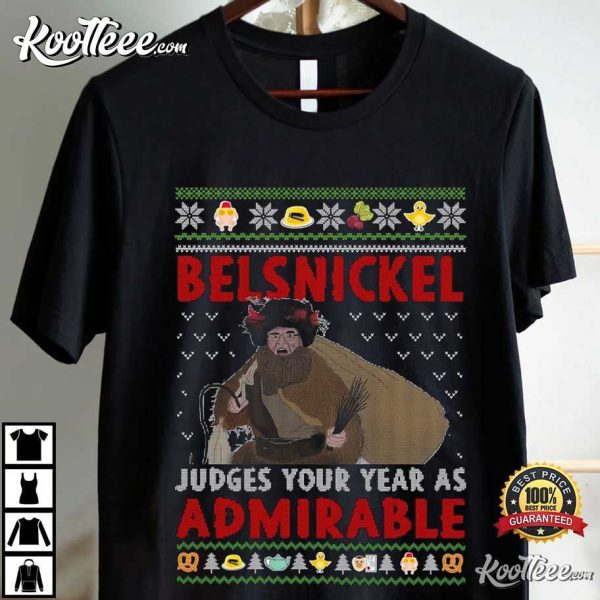 Belsnickel Judges Your Year As Admirable Dwight Schrute T-Shirt